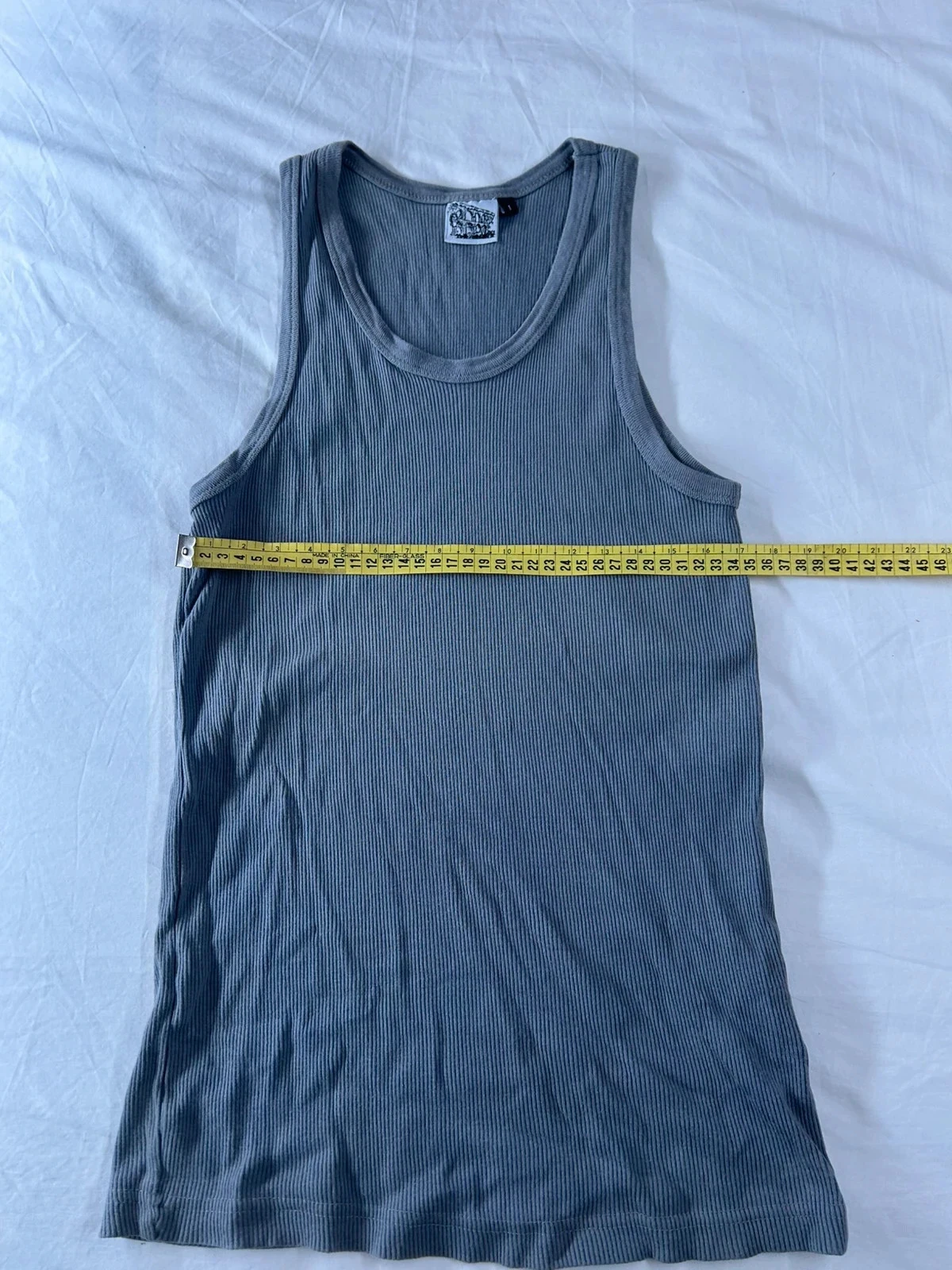 Retro y2k style vintage gray tank top – photo 6